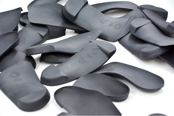 Production scaling of orthotics